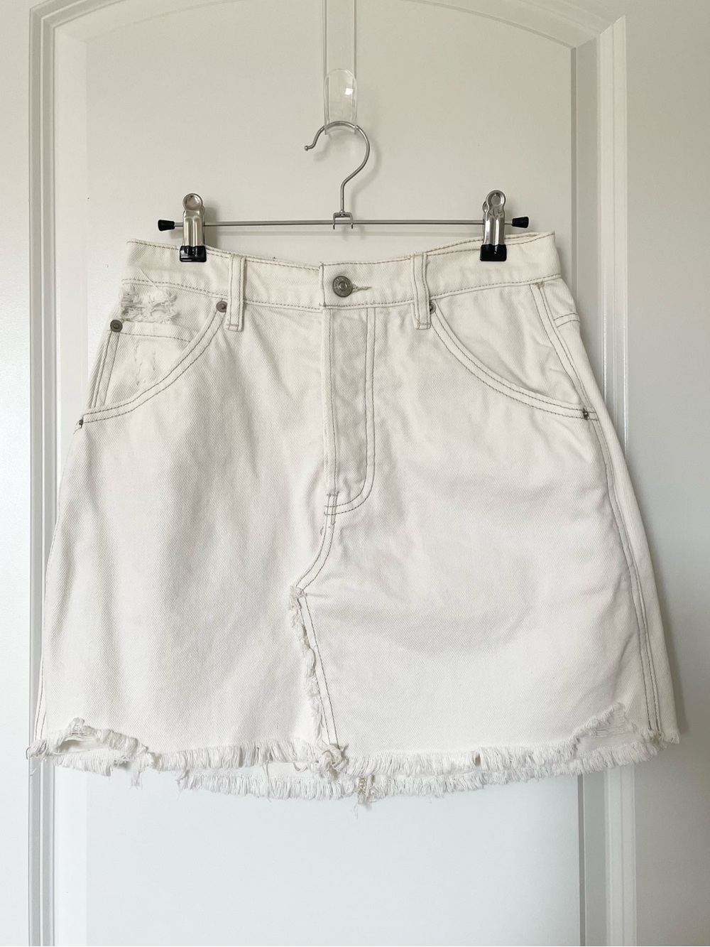 We The Free Free People Denim Mini Skirt